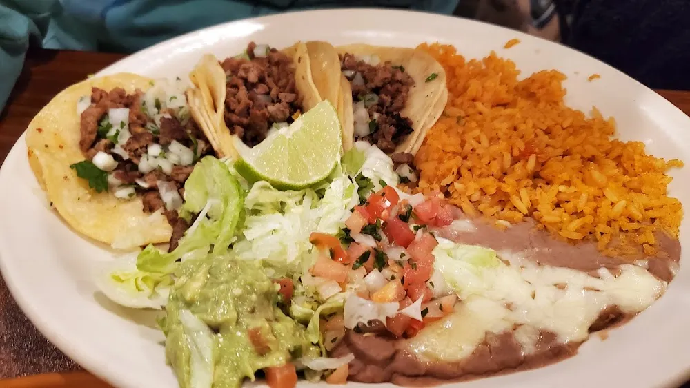 Carne Asada Taco Plate