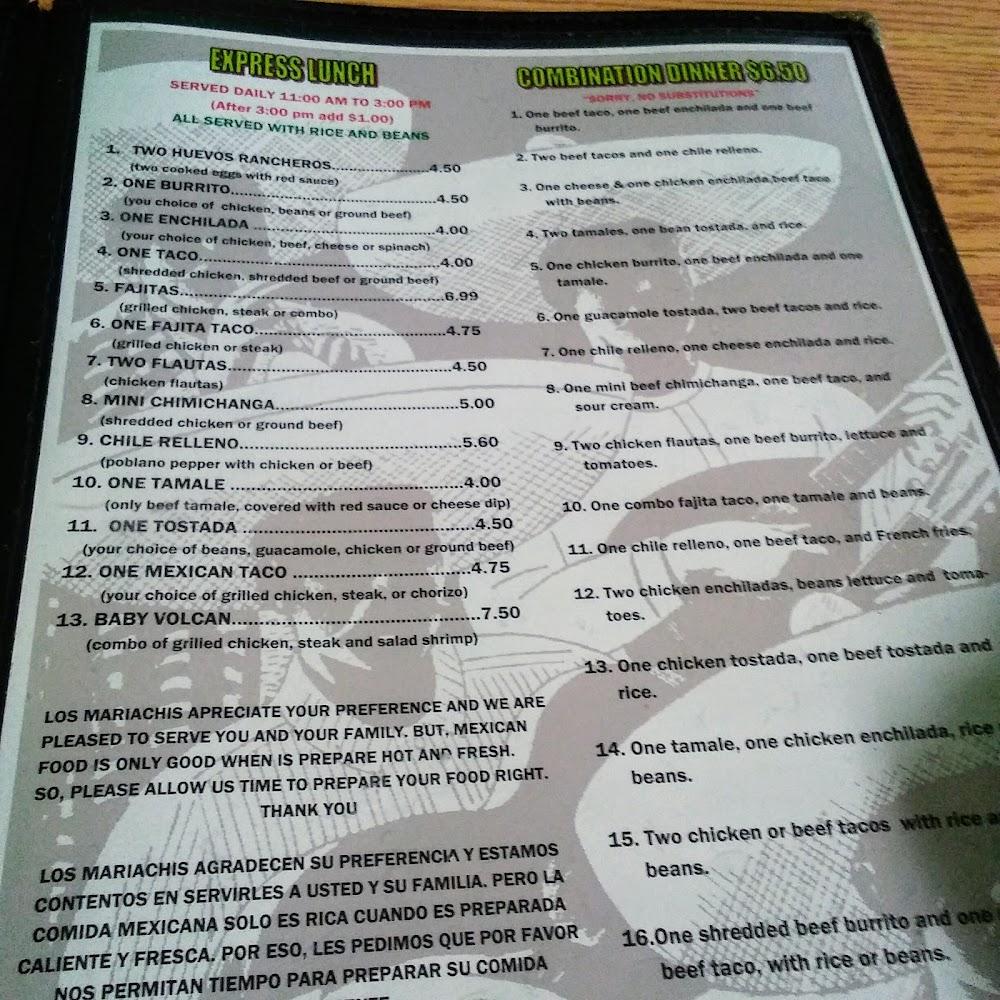 Los Mariachis Menu image 3